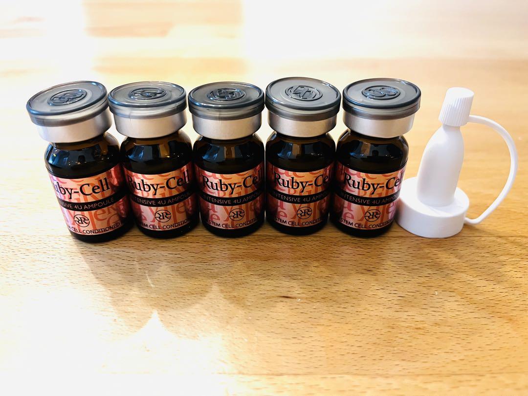 【正規品】Ruby Cell 4Uセラム美容液 5本セット Amazon | ルビーセルエアブラシシステム用RUBY-CELL独自の集中型