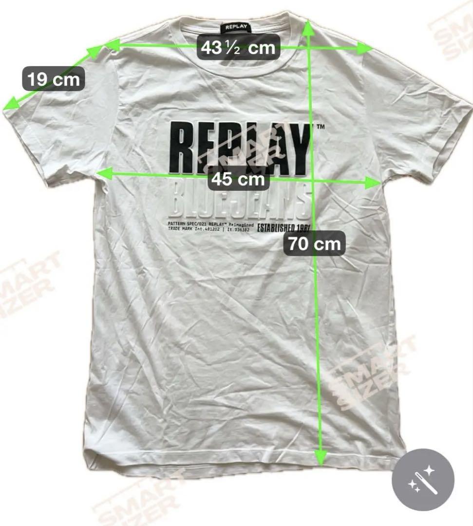送料込★REPLAY★M3097 Tシャツ モーターサイクルWITHドーベルマンTシャツ M6766