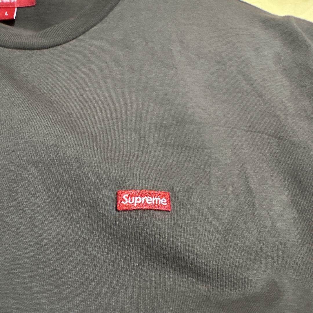 Supreme Small Box L/S Tee ブラウン　2023SS L