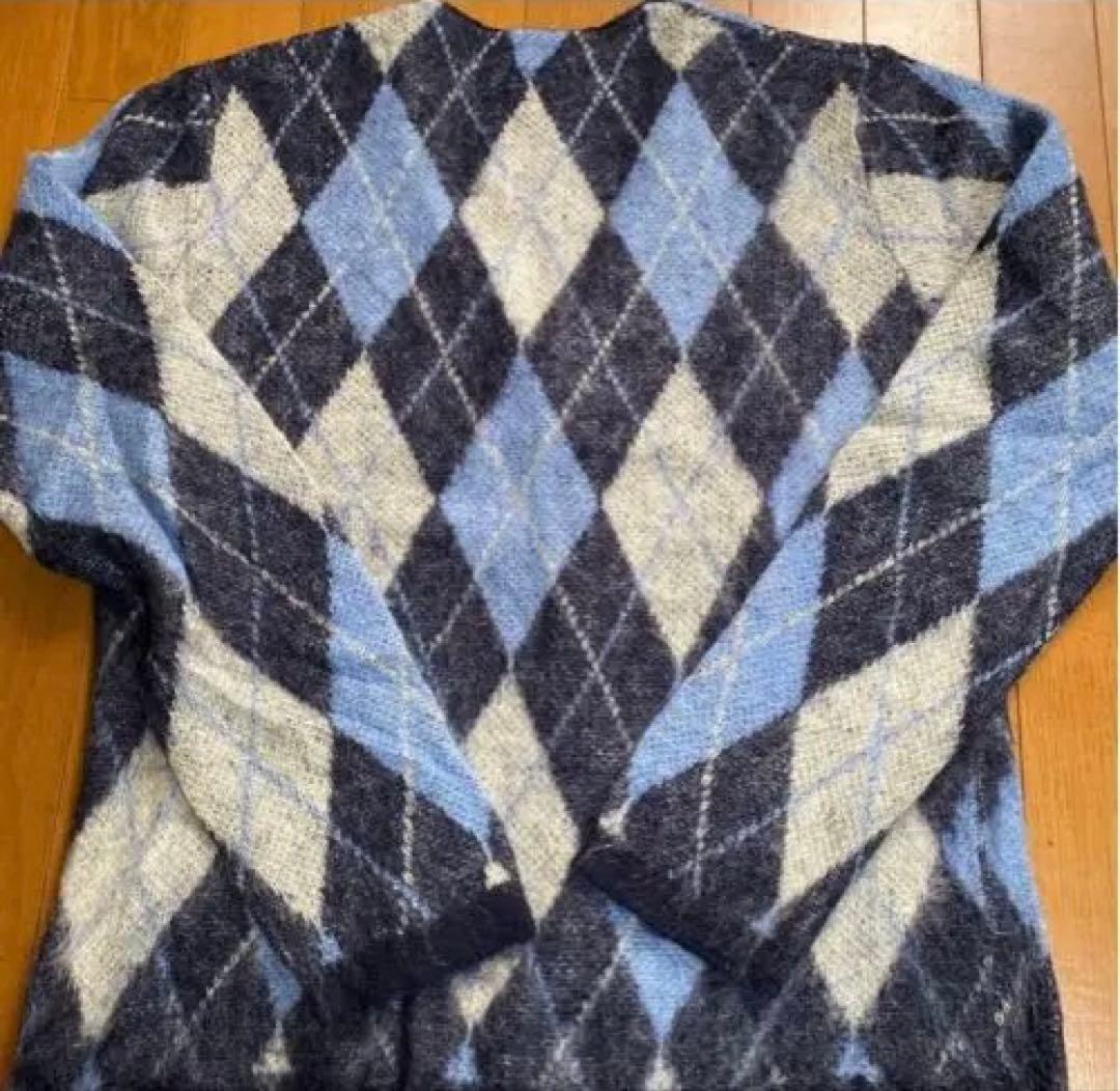 マクレガーアーガイル柄カーディガン LLサイズ マクレガーアーガイル柄カーディガン LLサイズ