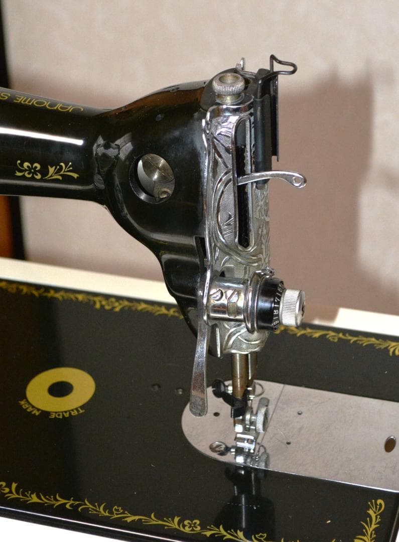 アンティークミシン　ジャノメ　電動モーター仕様　インテリア　装飾品