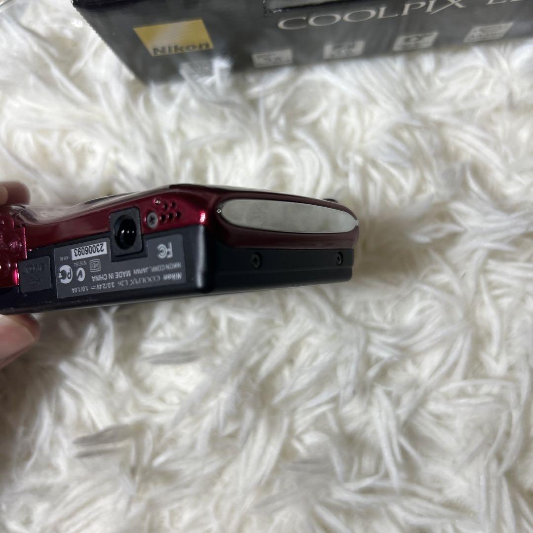 【未使用級】Nikon ニコン COOLPIX L26 レッド デジカメ