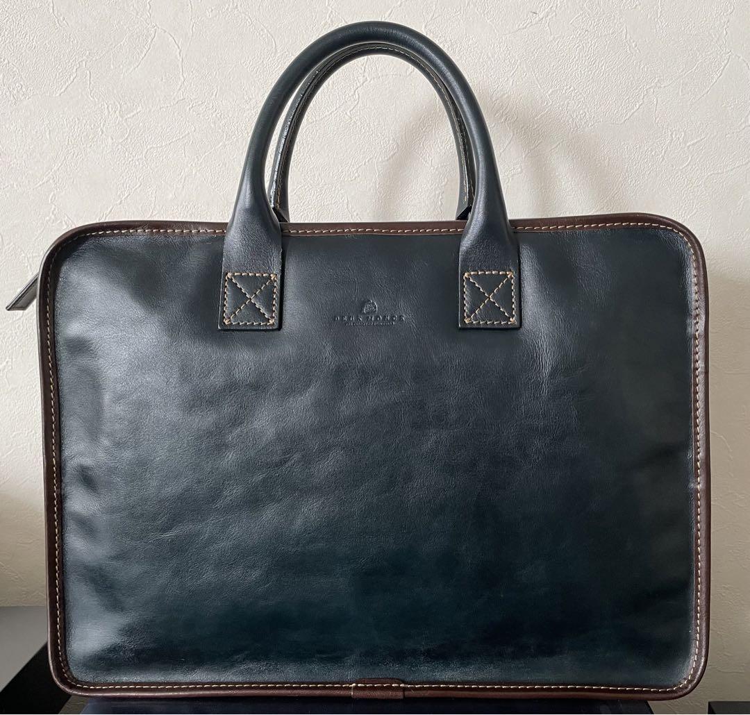 新品】デュモンクス Deux Moncx ビジネスバッグ ネイビー オマケ