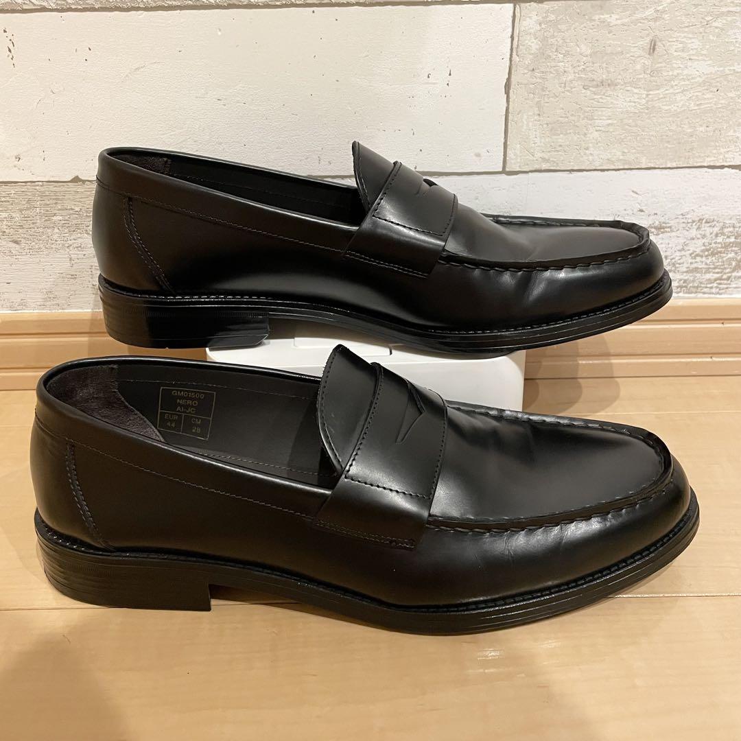 【数回使用程度】ジャンカルロモレリ ローファー GM01500 ブラック