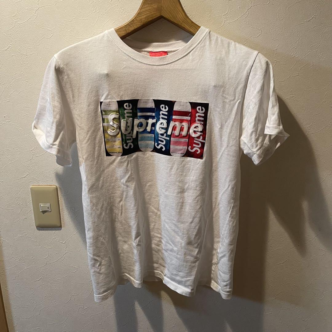 Supreme ロゴプリント Tシャツ L ホワイト - メルカリ
