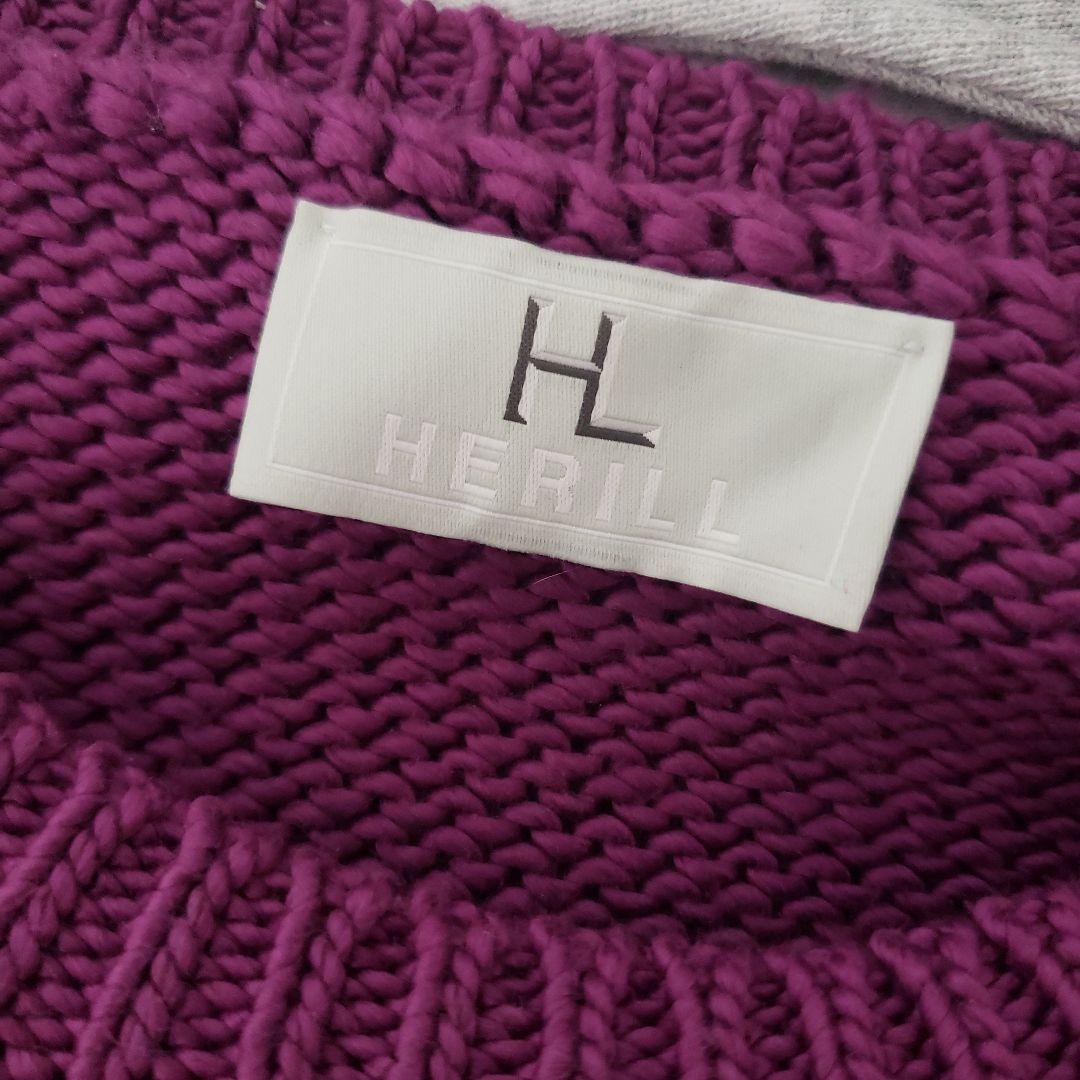 HERILLヘリル Cottoncode Crewneck コットンニット 3 HERILLヘリル Cottoncode Crewneck コットンニット 3