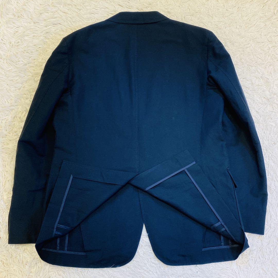 美品/L】BURBERRY LONDON テーラードジャケット 麻 リネン