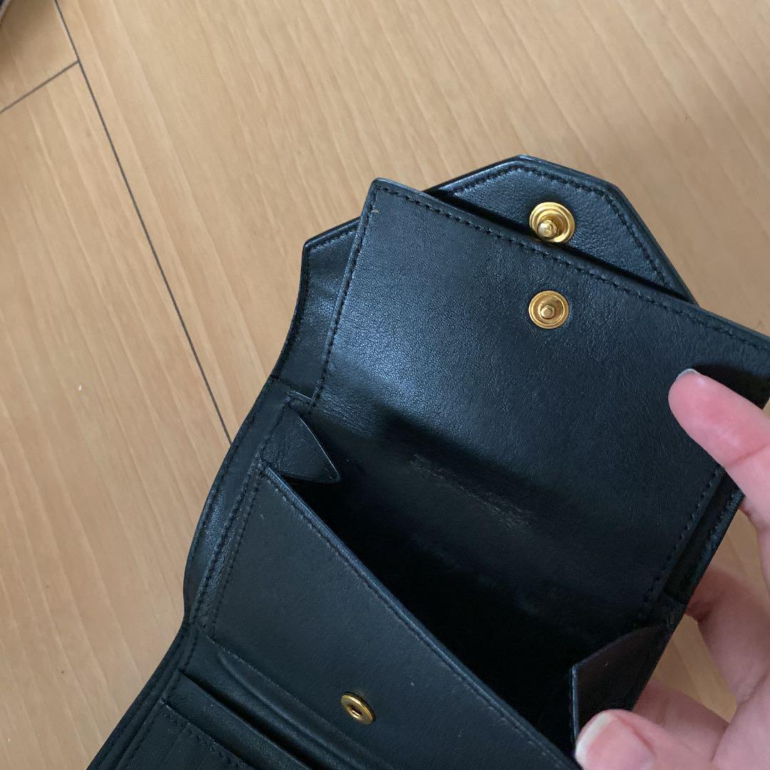 ホット商品 セリーヌ 三つ折り財布 バイカラー 小物