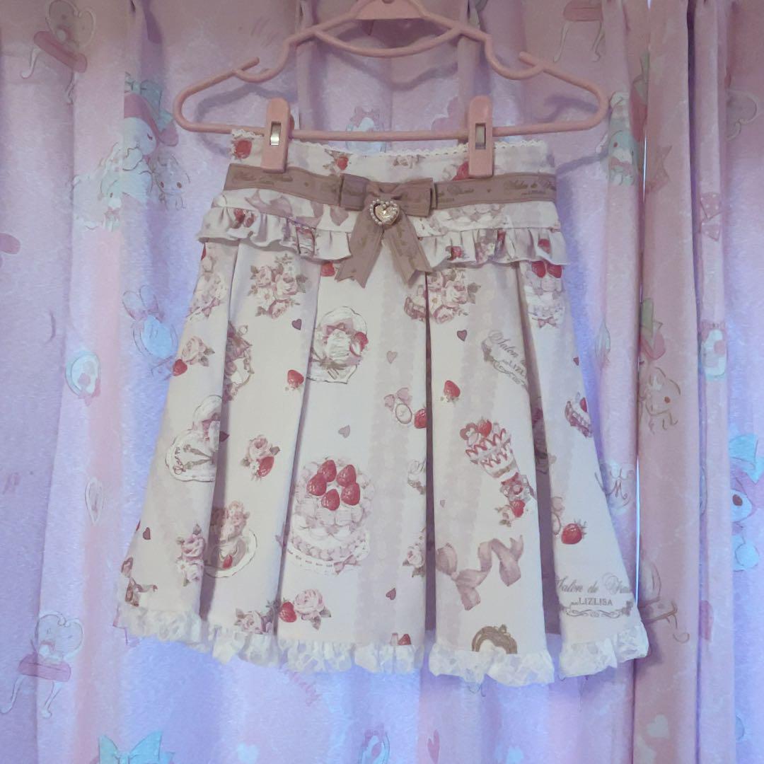 LIZLISA Salon de Fraise柄 セットアップ