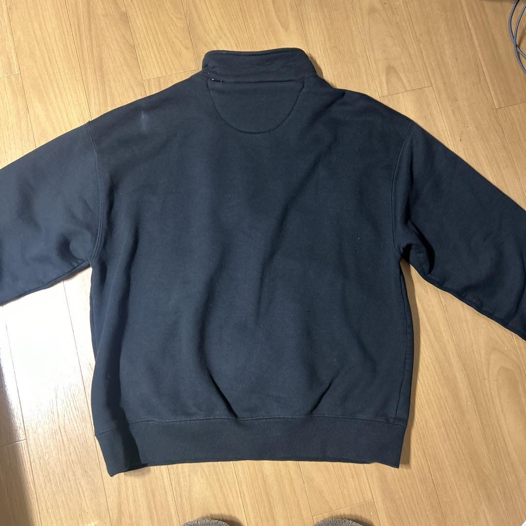 HUF ブラック ハーフジップジャージ M