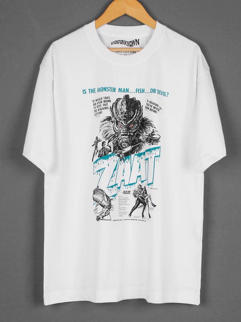 人気ムービーTシャツ　年中着まわせるレトロデザイン　半魚人