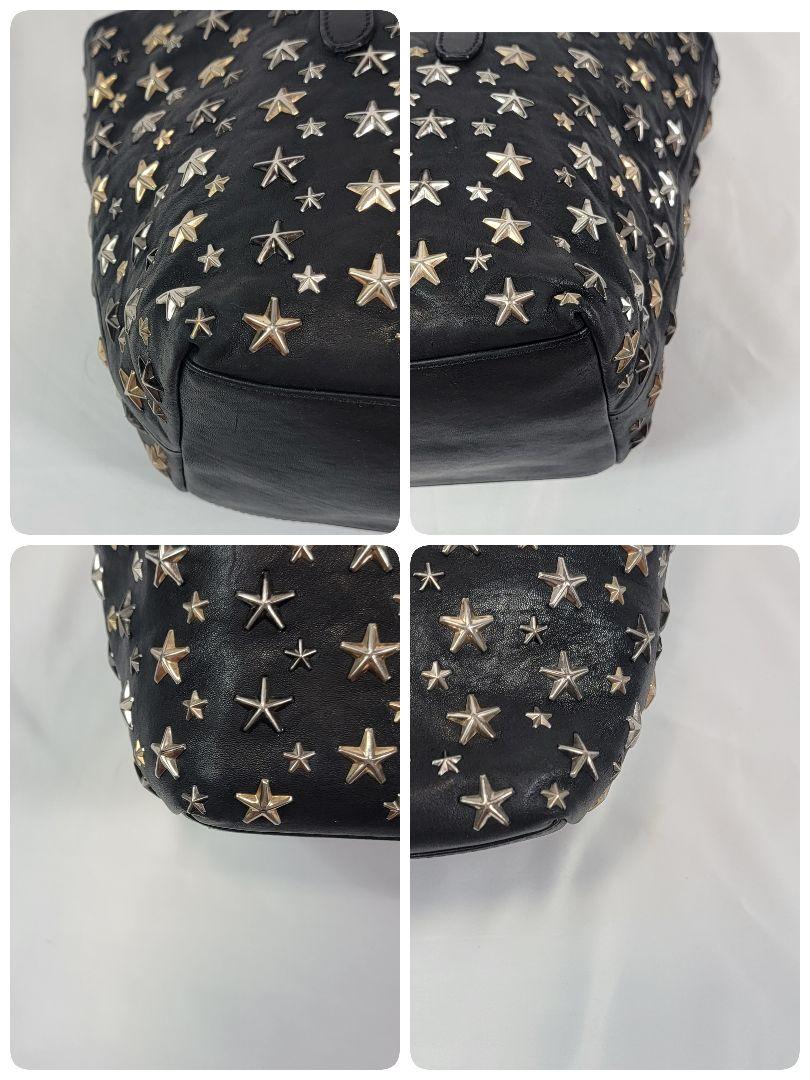 Jimmy Choo Sofia スタースタッズ トートバッグ　ブラック