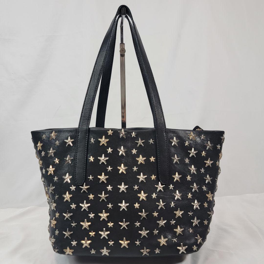 Jimmy Choo Sofia スタースタッズ トートバッグ　ブラック