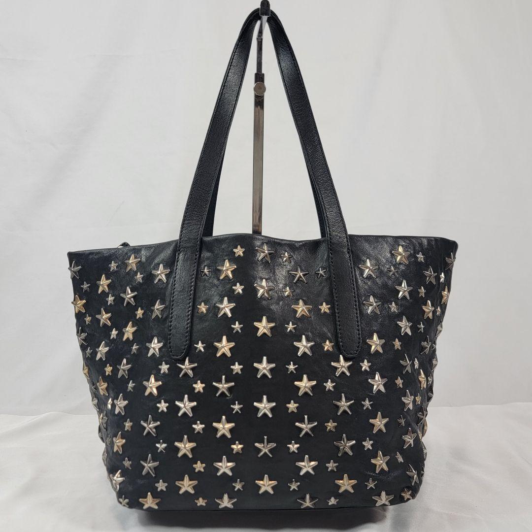 Jimmy Choo Sofia スタースタッズ トートバッグ　ブラック