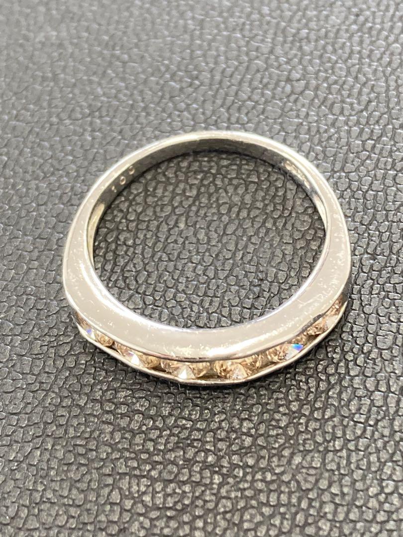 PT900 ブラウンダイヤ1ct 指輪　アクセサリー　レディース　13号