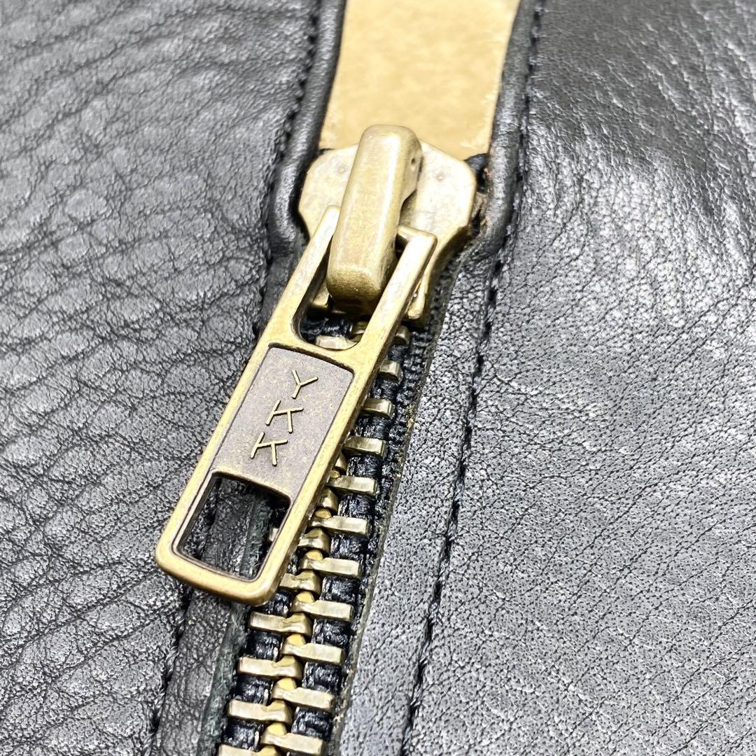 カンペール camper レザーショートブーツ サイドジップ 37/23.5cm