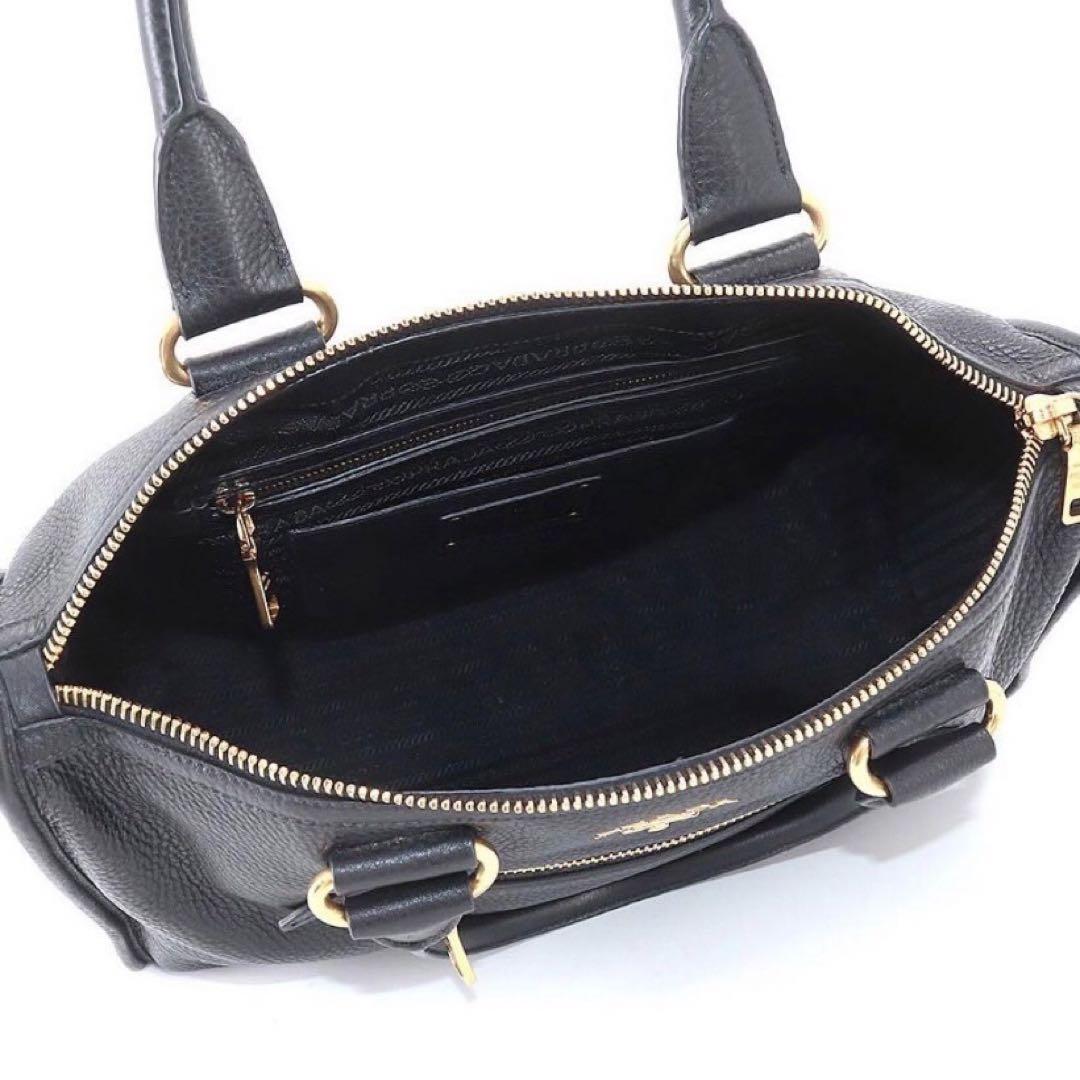 新品未使用✨ PRADA 2way ハンドバッグ ボストンバッグ レザー 黒