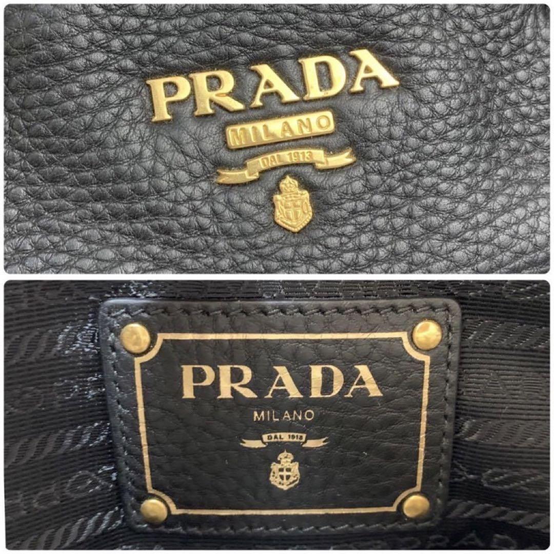 新品未使用✨ PRADA 2way ハンドバッグ ボストンバッグ レザー 黒