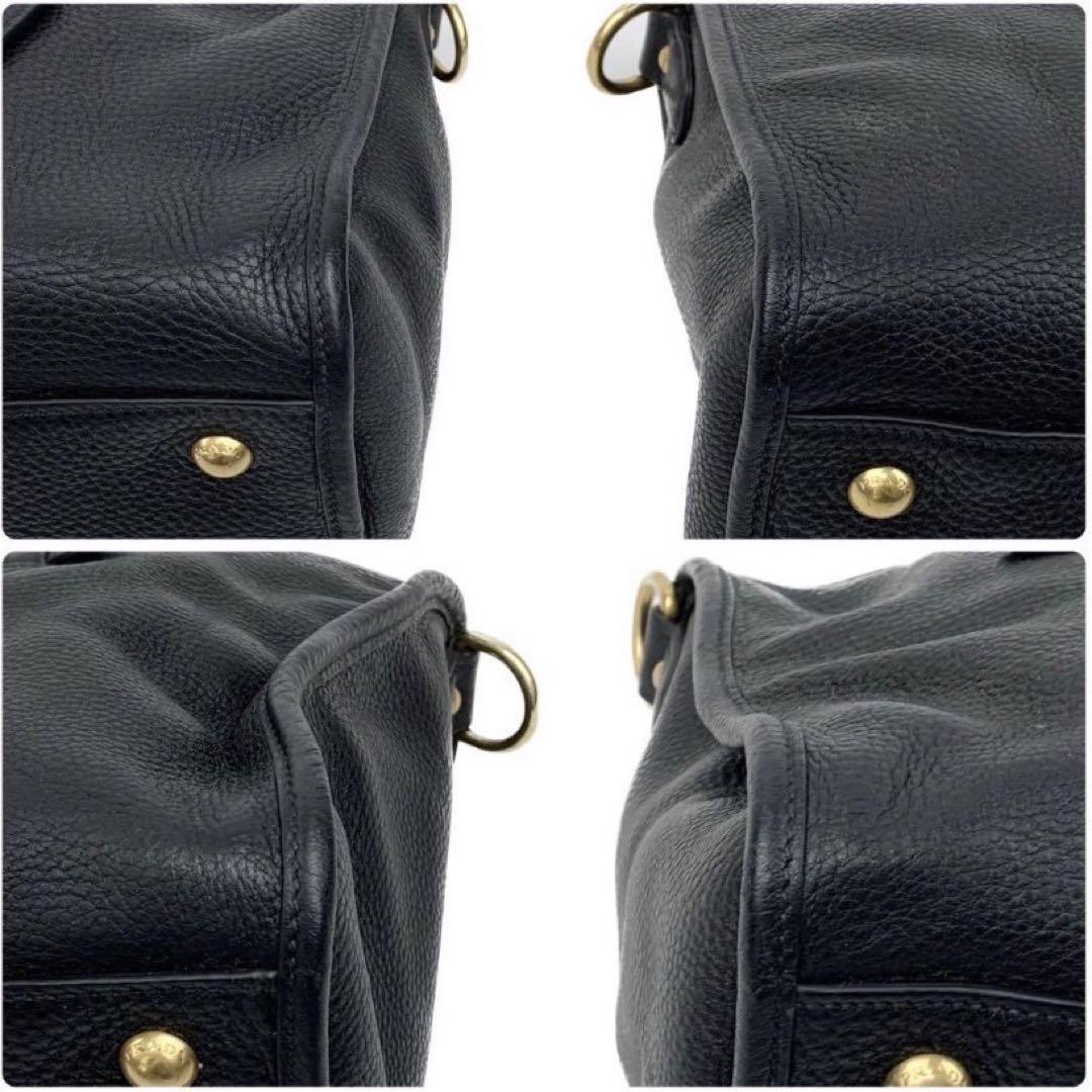 新品未使用✨ PRADA 2way ハンドバッグ ボストンバッグ レザー 黒
