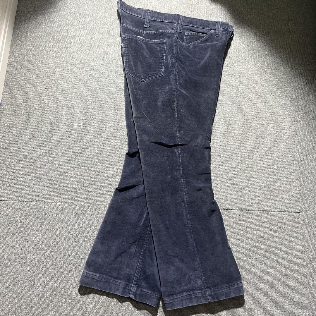 70s80s USA製 ヴィンテージ リーバイス 517 ベロア フレア パンツ