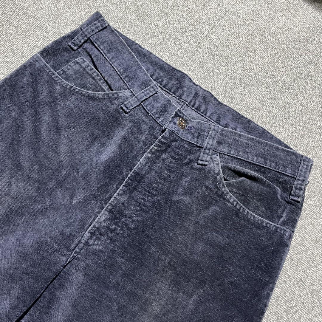 70s80s USA製 ヴィンテージ リーバイス 517 ベロア フレア パンツ