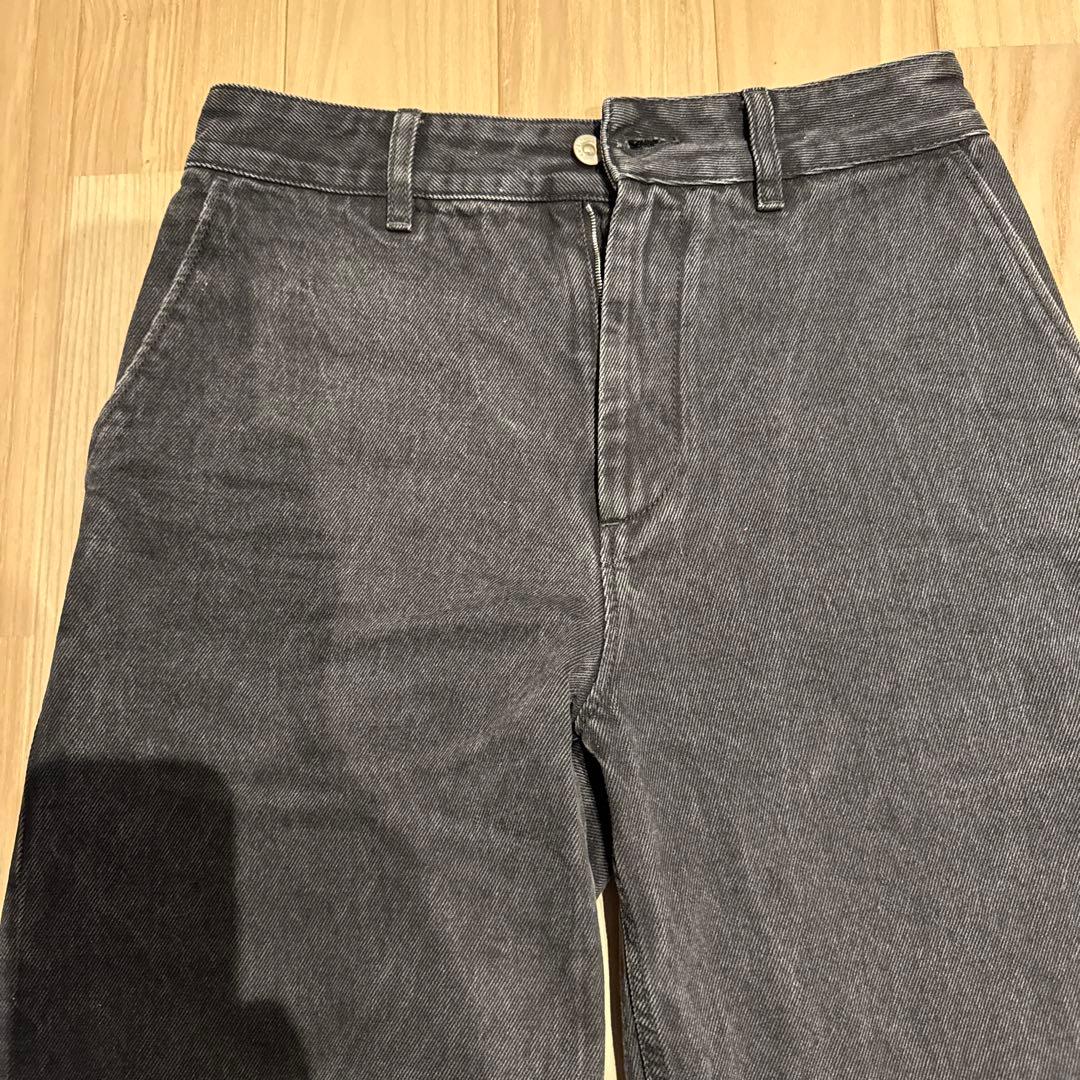 ロエベ LOEWE バギー デニム ジーンズ ブラック アナグラム ロエベ LOEWE バギー デニム ジーンズ ブラック アナグラム