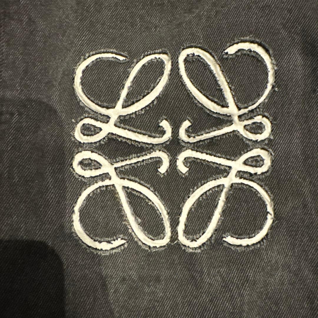 ロエベ LOEWE バギー デニム ジーンズ ブラック アナグラム ロエベ LOEWE バギー デニム ジーンズ ブラック アナグラム