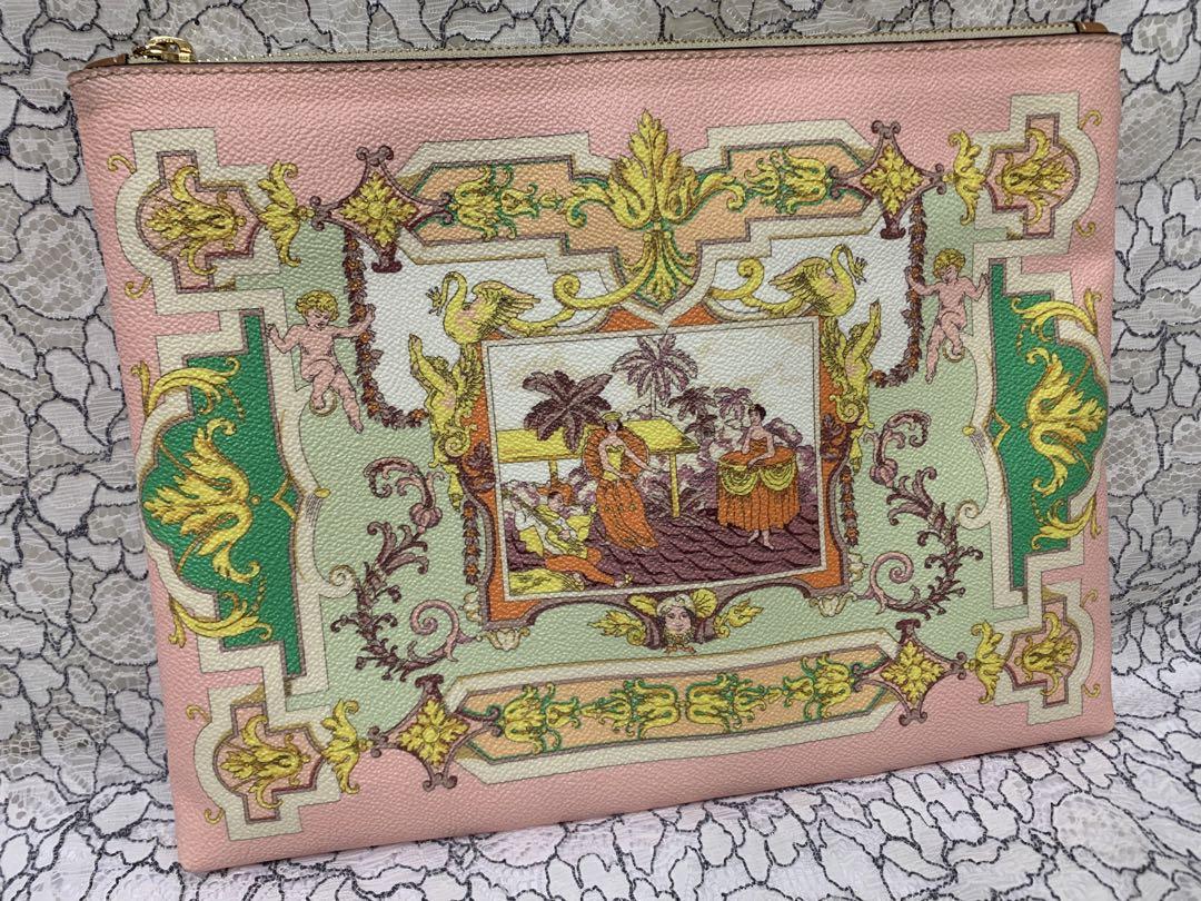 美品♡激レア　ETRO クラッチバッグ　タブレットケース　天使