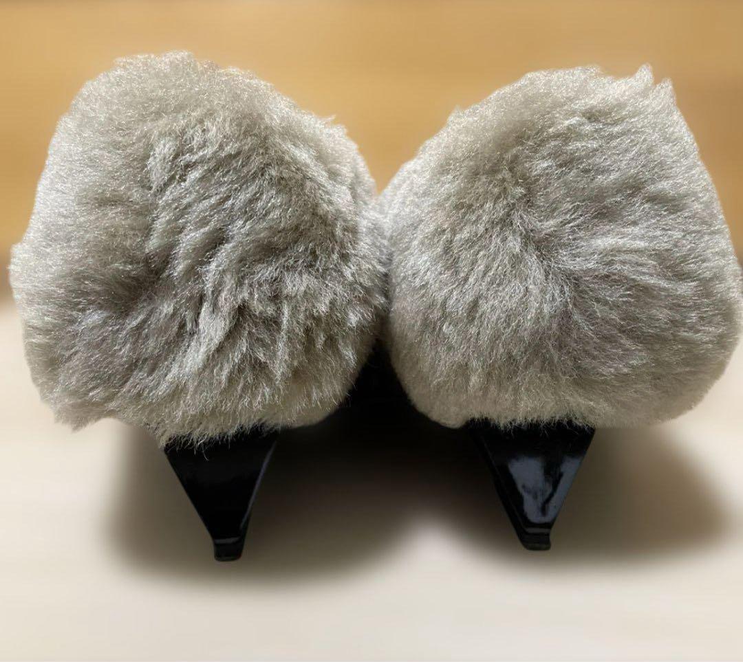 MAX90%オフ! MANA ムートン パンプス OK 37size23.5cm・MANA 品質保証で、高速配送!