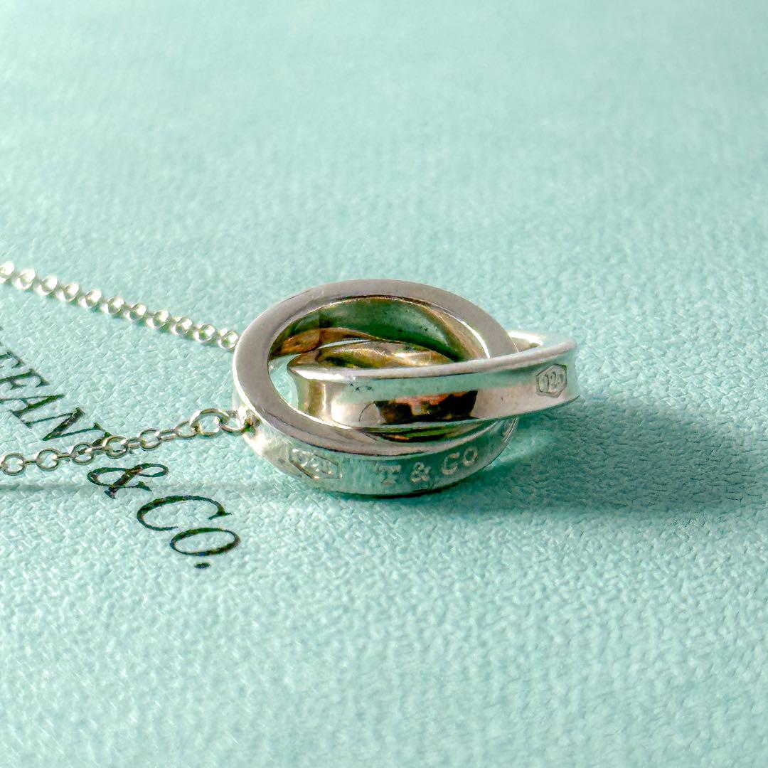 Tiffany　1837　ナローサークル　インターロッキング　ネックレス　925