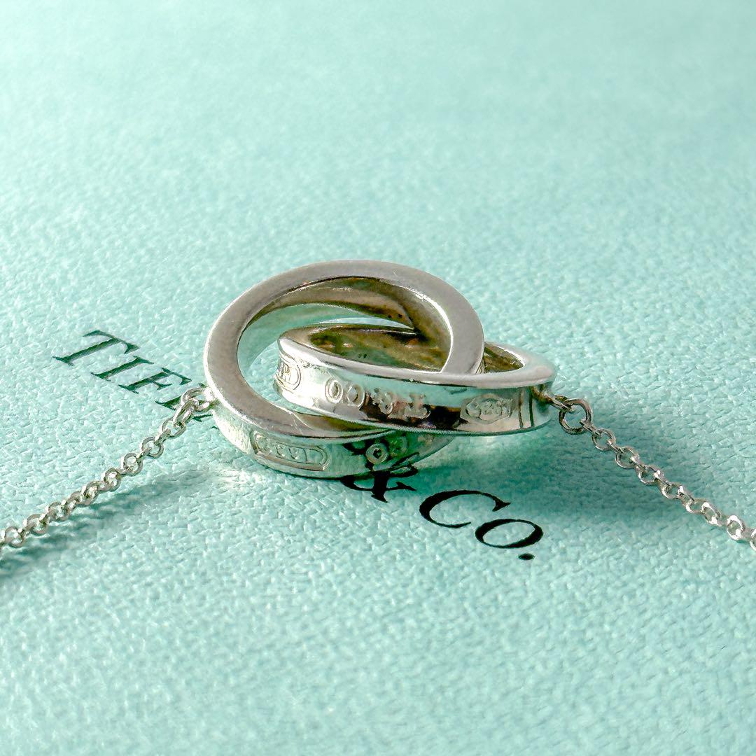 Tiffany　1837　ナローサークル　インターロッキング　ネックレス　925