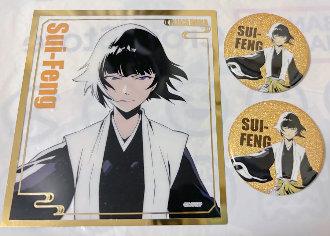 BLEACH WORLD CYN 浦原 缶バッジ クリア色紙 6点 新品未使用 BLEACH WORLD CYN 浦原 缶バッジ クリア色紙 6点 新品未使用