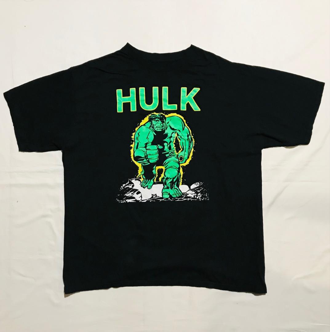 00s ハルク HULK ビンテージ Tシャツ マーベル タイダイ キッズ 当時 キッズ 古着 00s THE INCREDIBLE HULK ハルク アメコミ