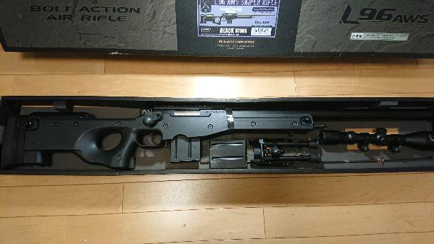 東京マルイ L96 AWS BK ストック軋み80%カット カスタム
