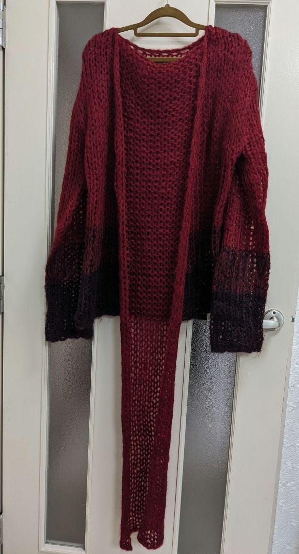 ヴィヴィアンウエストウッドマン　HANGMAN'S JUMPER　赤　ニット