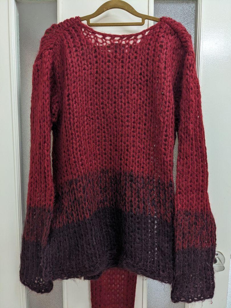 ヴィヴィアンウエストウッドマン　HANGMAN'S JUMPER　赤　ニット