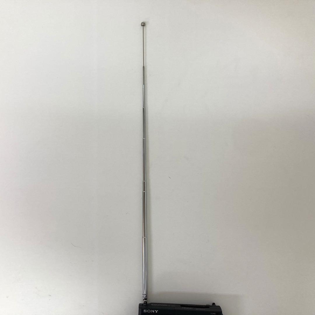 R119-21 SONY ICF-SW22 FMラジオ (ブラック) ケース付き