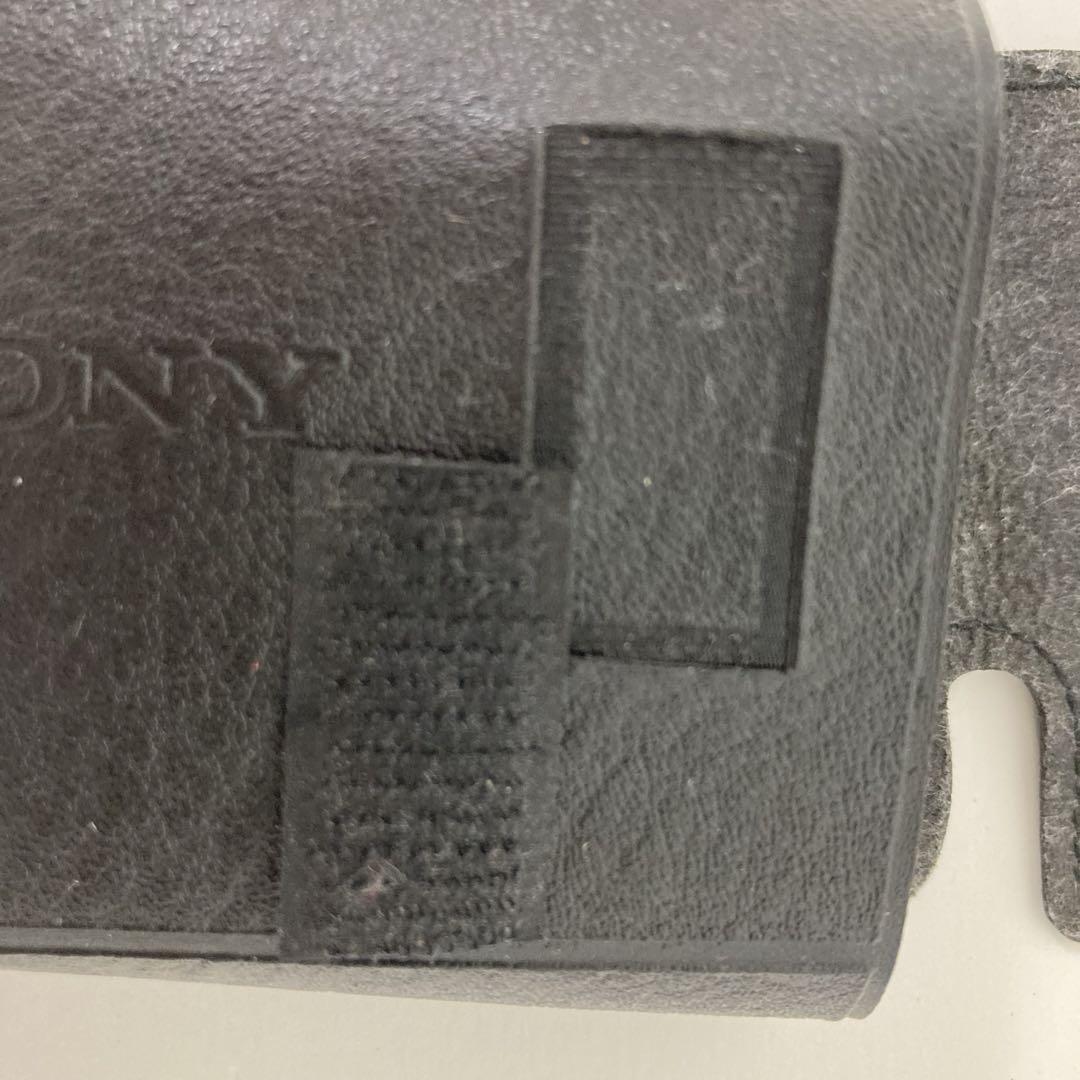 R119-21 SONY ICF-SW22 FMラジオ (ブラック) ケース付き