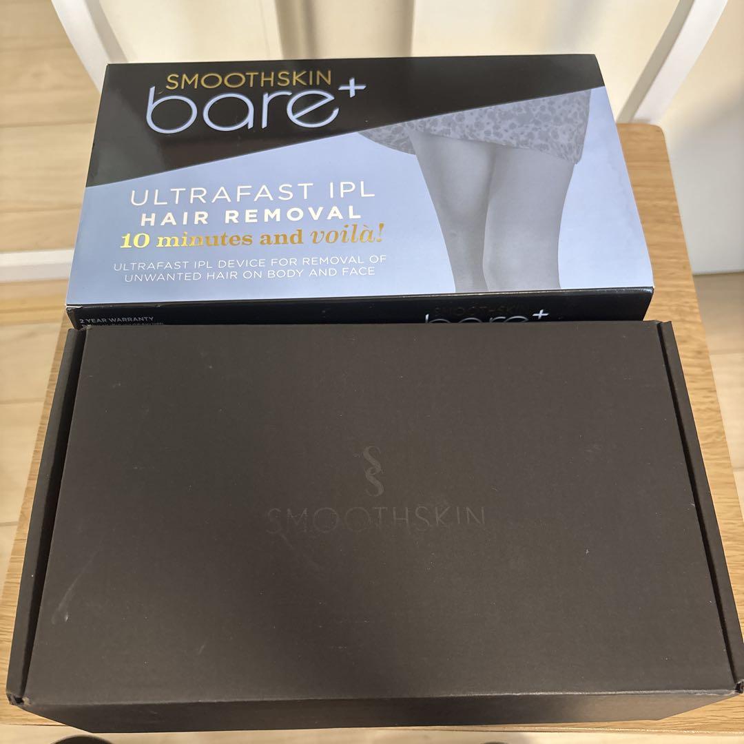 SmoothSkin 脱毛器 bare plus 箱・取扱説明書付