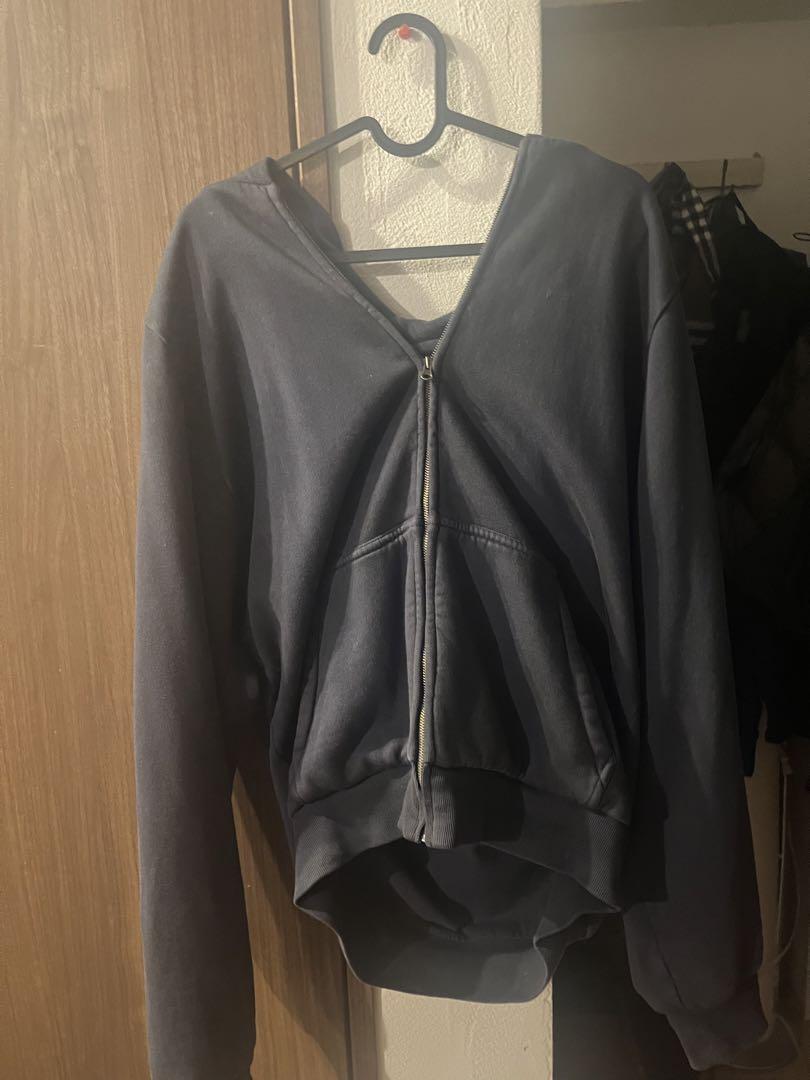 Yeezy×GAP zip up sweat hoodie ネイビー