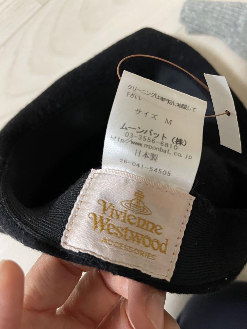 ☆廃盤人気商品☆VIVIENNE WESTWOOD オーブ刺繍ベレー帽BLACK