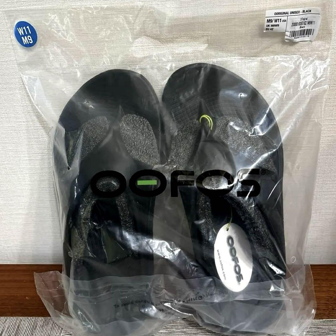 OOFOS OORIGINAL リカバリーサンダル-ブラック 新品　28cm