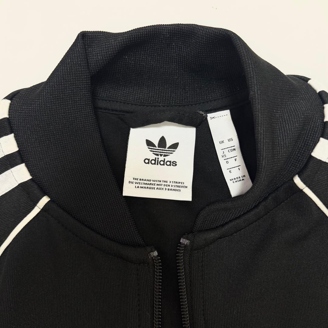 adidas 黒 トラックジャケット ジャージ