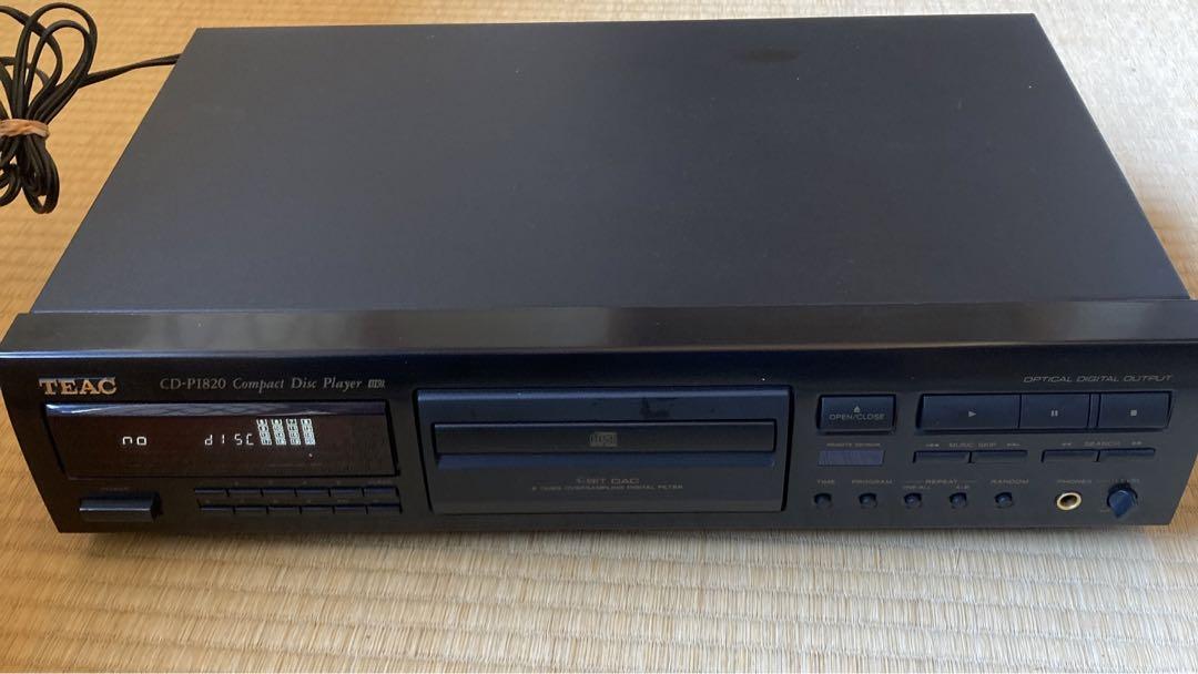 TEAC CD-P1820 CDプレーヤー CDデッキ TEAC CD-P1820 - ガラクタな部屋