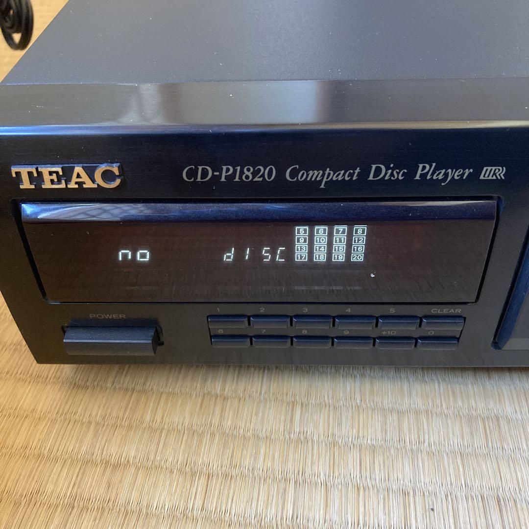 TEAC】 CD-P1820 コンパクトディスクプレーヤー ジャンク品