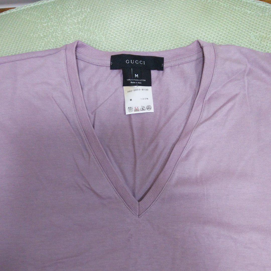 GUCCI メンズ Vネック Tシャツ
