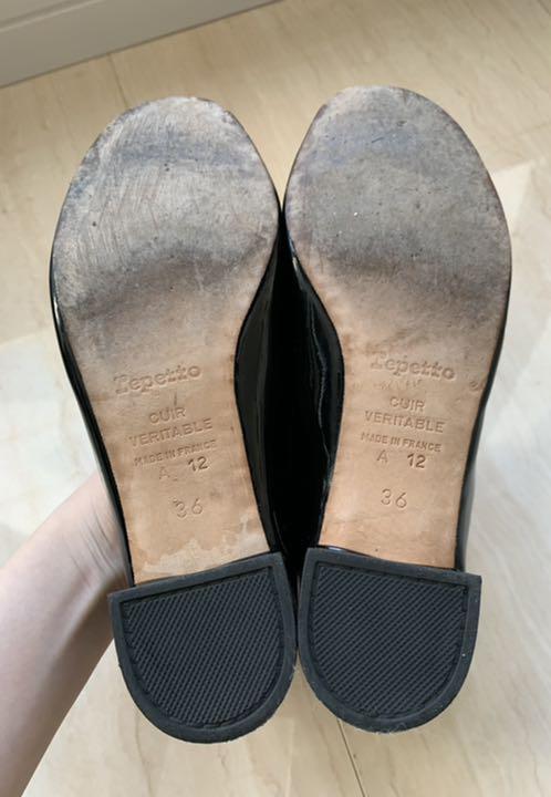 Repetto エナメル パンプス 36 ブラック