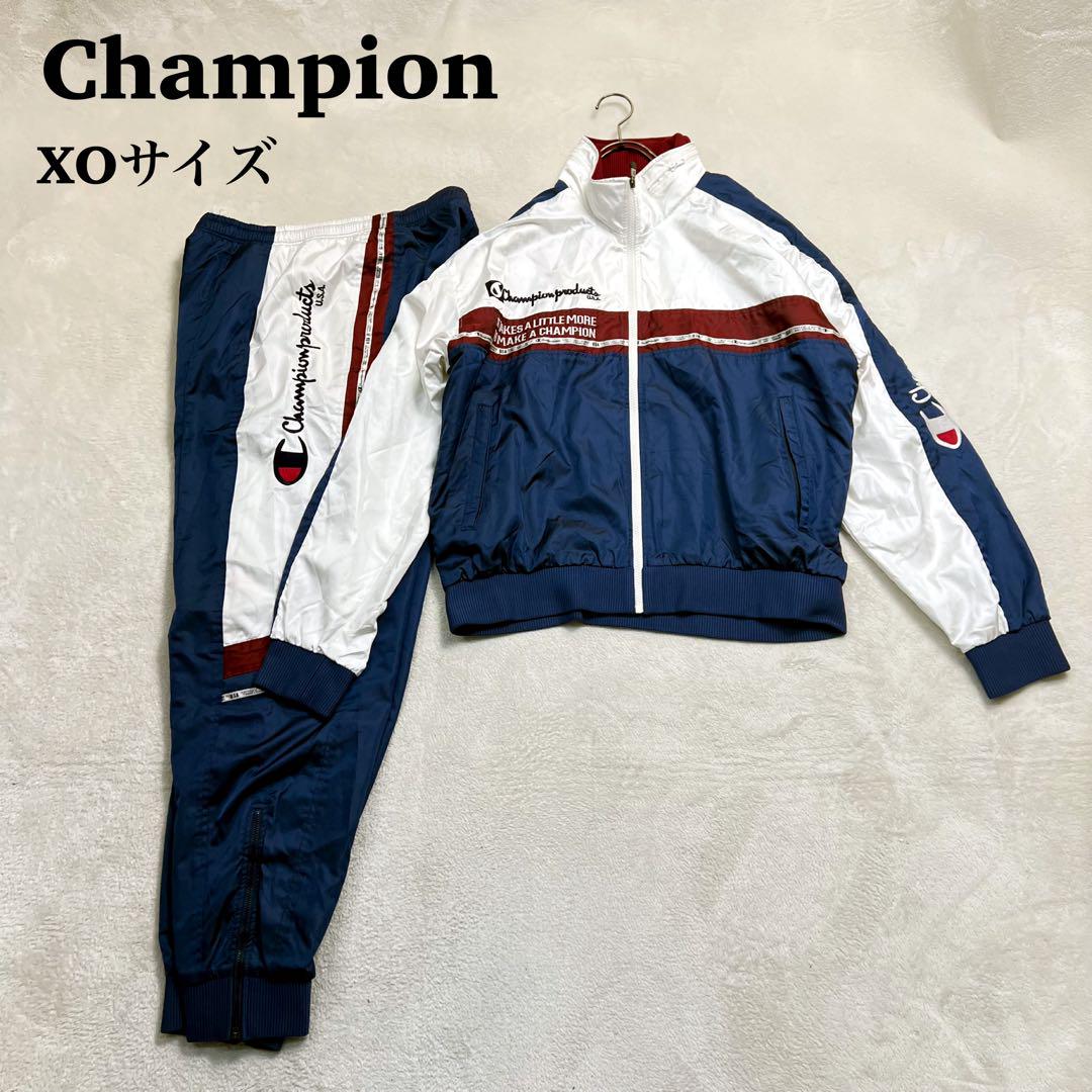 Champion チャンピオン ジャージ 上下セット XOサイズ フード