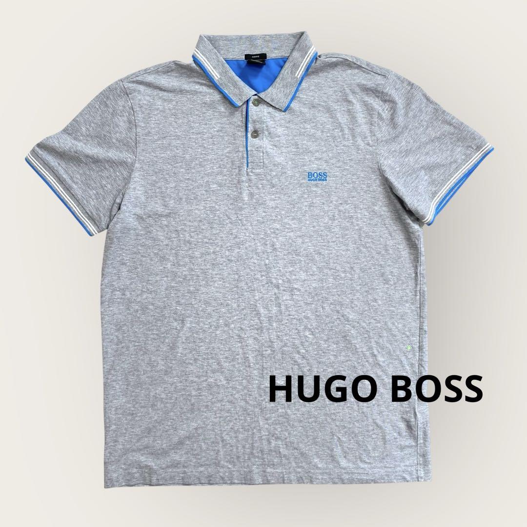 高質で安価 HUGO メルカリ - ポロシャツ グレー BOSS メンズウェア