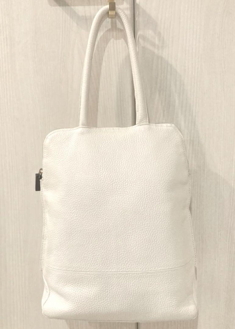 【極美品】Ense ステアレザー トートバッグ tate tote S 白